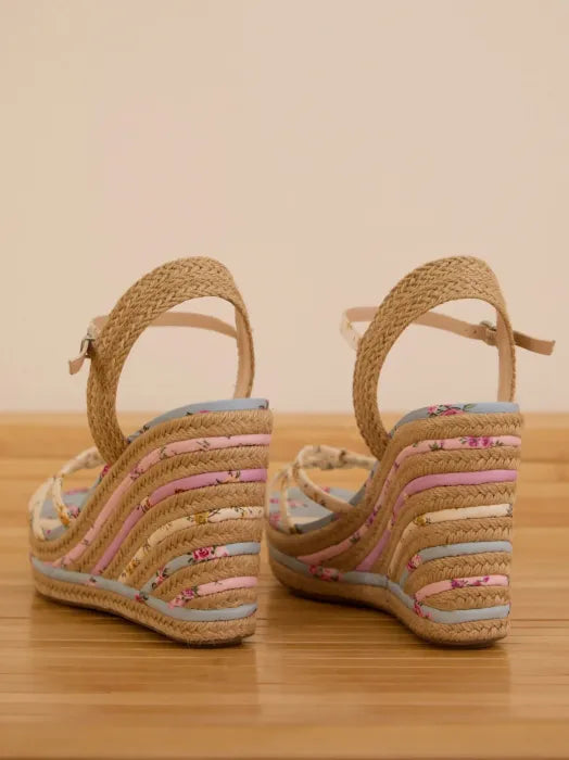 Kireli Floral Wedge Heels