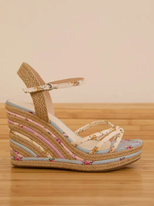 Kireli Floral Wedge Heels