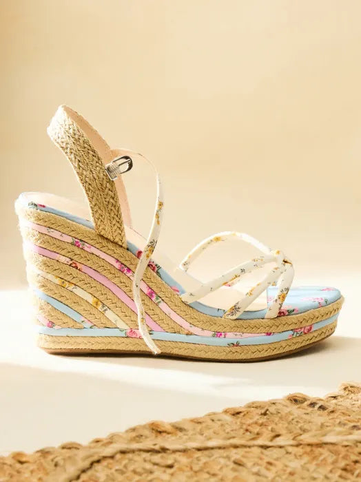 Kireli Floral Wedge Heels